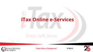 iTax Online e-Services
 