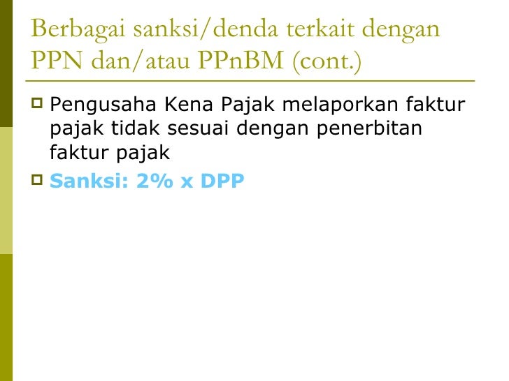 Tax Planning atas PPN