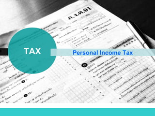 TAX   Personal Income Tax
 