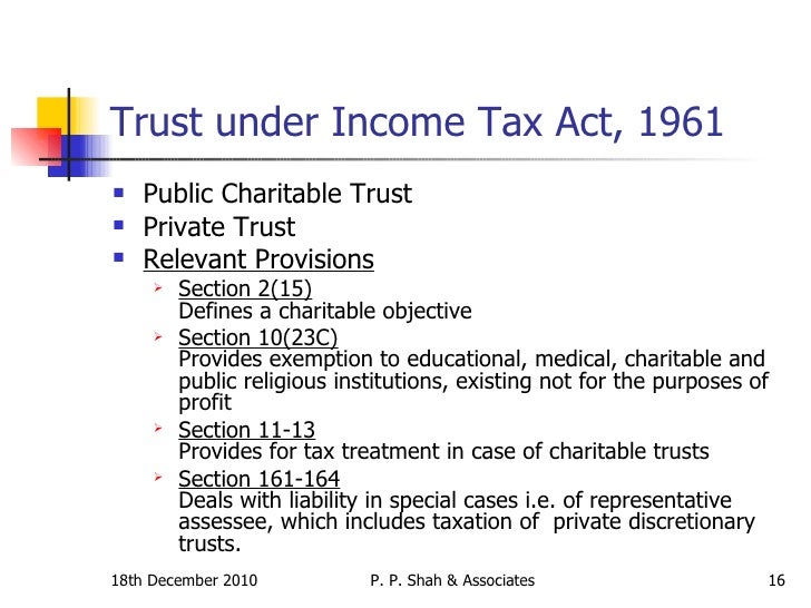 Taxability of trusts 18 1210