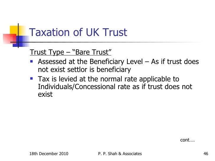 Taxability of trusts 18 1210