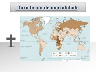 Taxa bruta de mortalidade
 