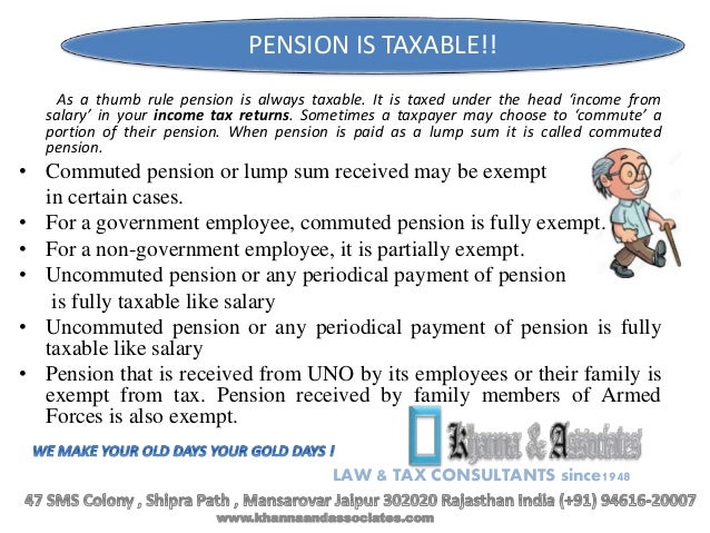 Pension Is Taxable Under Which Head – CASIA