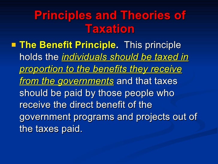 Taxation