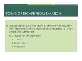 TAXATION | PPT