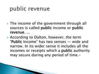 Tax structure in developing countries | PPTX