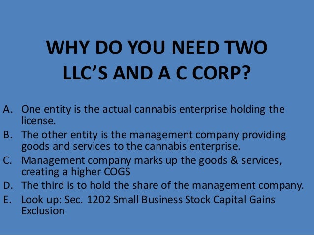 Cannabis Taxation Optimized Business Structures
