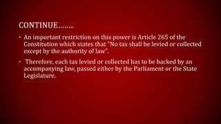 Taxation in india | PPTX