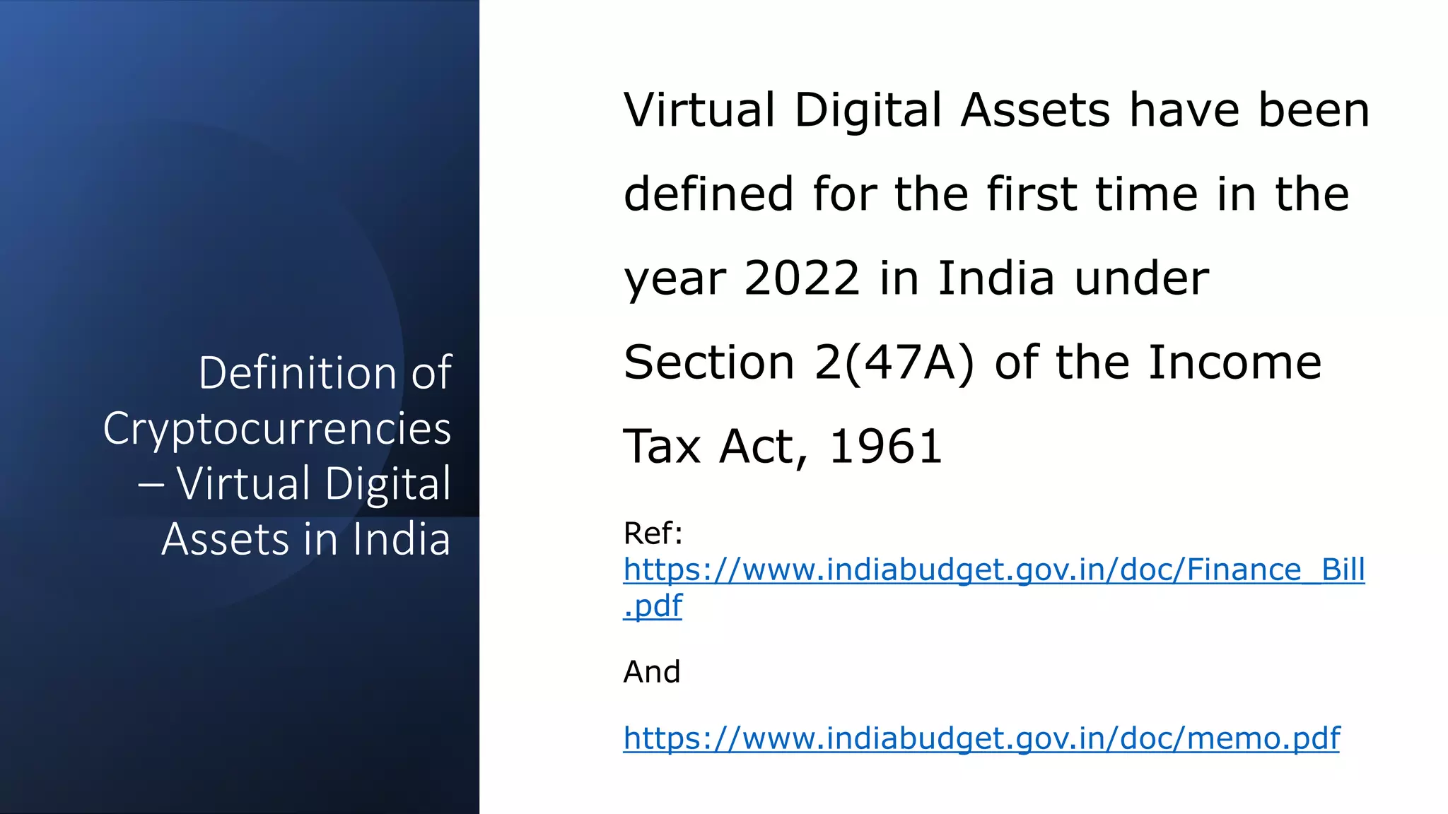 Taxation of Cryptocurrencies – Virtual Digital Assets in India-VPDalmia.pptx
