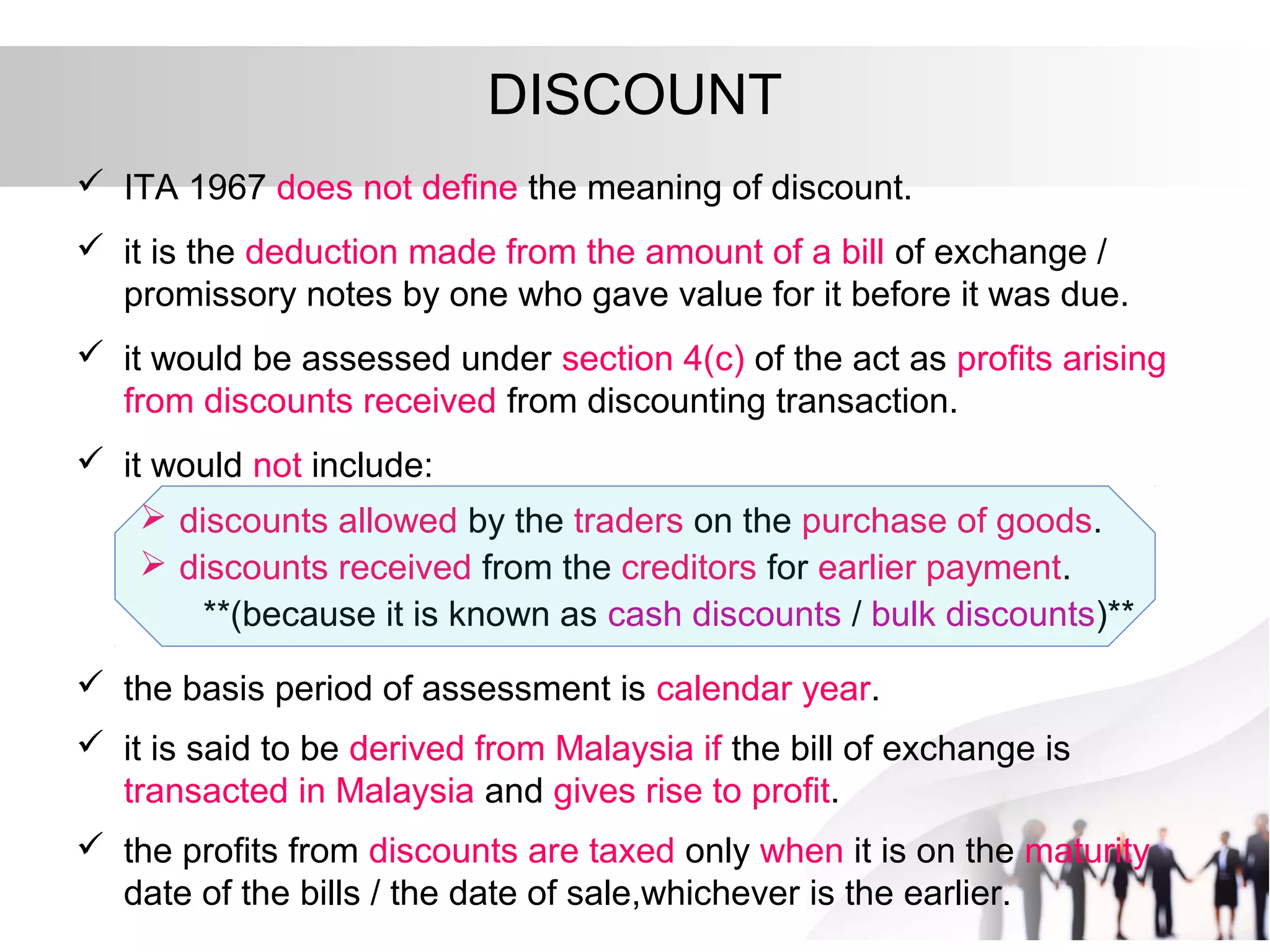 Taxation principles: Dividend, Interest, Rental, Royalty and Other ...