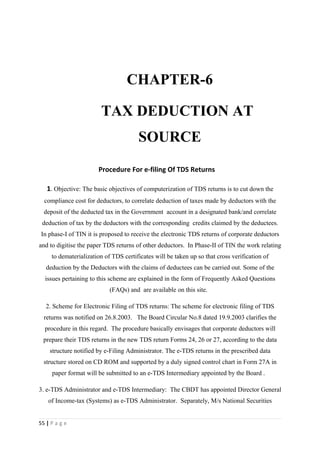 Tax Deduction Example Problem And Solution Taxation project new | DOC