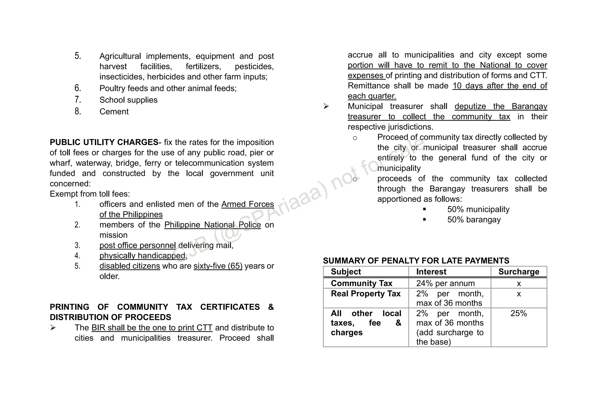 Deputize Form Quick notes in Income Taxation authored by Tabag | PDF
