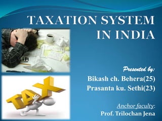 Presented by:
Bikash ch. Behera(25)
Prasanta ku. Sethi(23)
Anchor faculty:
Prof. Trilochan Jena
 