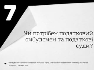 Taxation in Ukraine in the eyes of business - Нова податкова система України очима бізнесу 