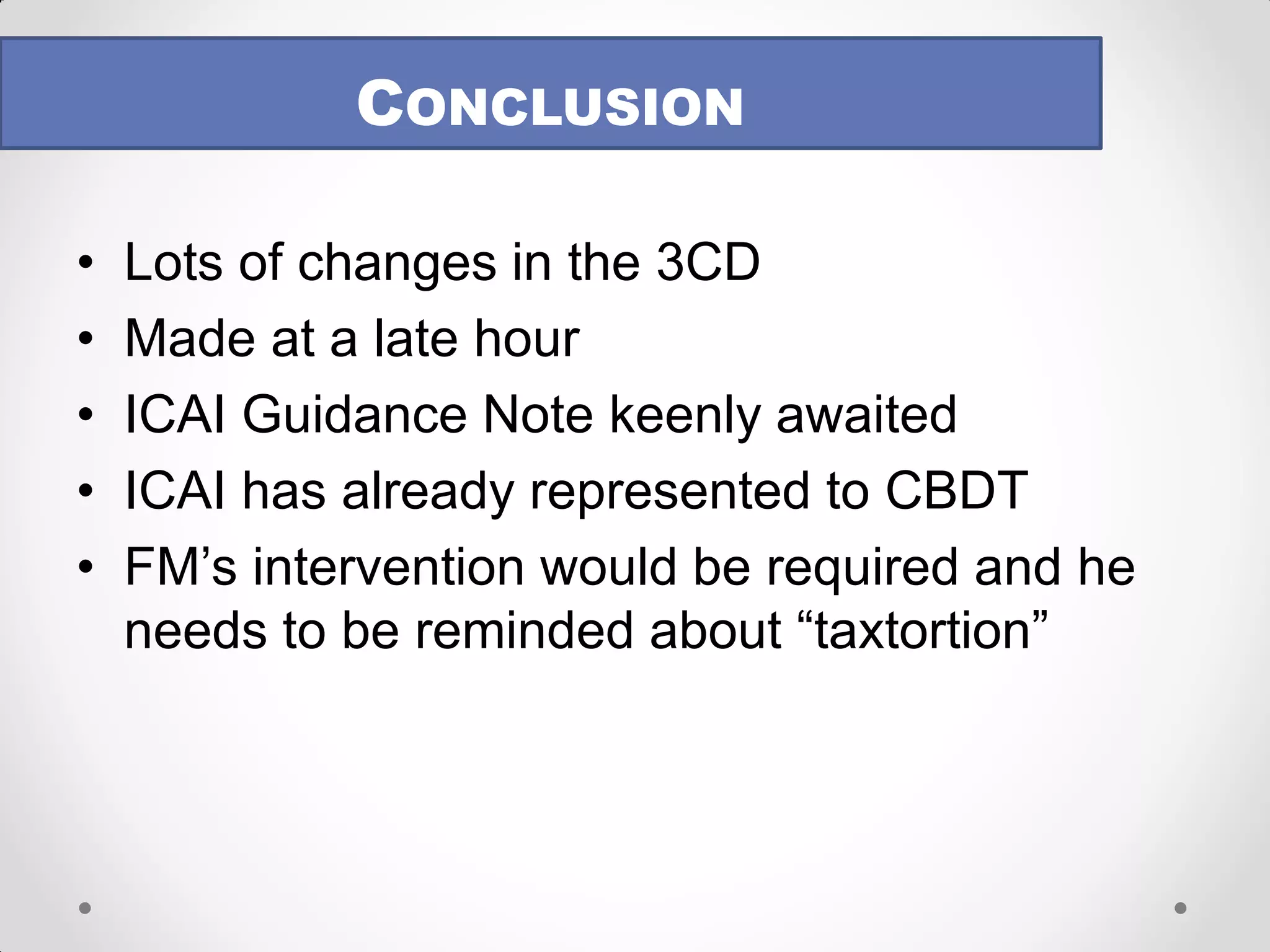 CLAUSE NO. 34 (b) - TDS and TCS 
If TDS/TCS statements are not furnished within time prescribed, the details thereof are to be furnished in the following format: 
Changes in Form 3CD 
Tax deduction and collection account number 
Type of Form 
Due Date for furnishing 
Date of furnishing , if furnished 
Whether the statement of tax deducted or collected contains information about all transactions which are required to be reported 
What kind of checking to ensure all transactions required to be reported are reported? - The Guidance Note permits test checks and materiality to be applied The report is silent on such requirement if TDS return filed on time  