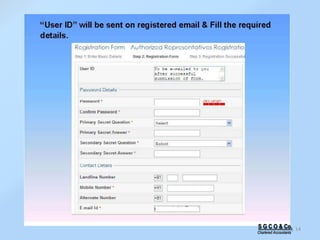 14S G C O & Co.
Chartered Accountants
 