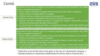 Tax audit report form 3 ca, 3cb and 3cd | PPTX