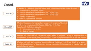Tax audit report form 3 ca, 3cb and 3cd | PPTX