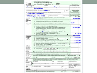 Alexander Simpson
223-45-6789
none
2439 North Third Street
Philadelphia PA 19117
X
36,206.00
43.00
0
36,249.00
9,750.00
26,499.00
4,452.00
4,452.00
3,536.00
916.00
$9,750
 