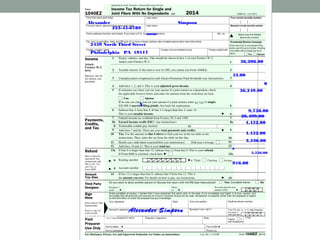Alexander Simpson
223-45-6789
none
2439 North Third Street
Philadelphia PA 19117
X
Alexander Simpson 4-15-15 Pastry Chef
215-248-8888
36,206.00
43.00
0
36,249.00
9,750.00
26,499.00
4,452.00
4,452.00
3,536.00
0
3,536.00
916.00
$9,750
 