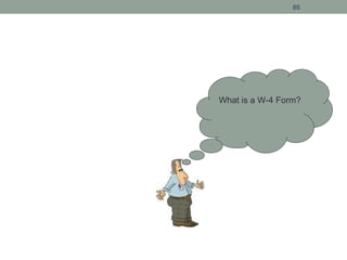 80
What is a W-4 Form?
 