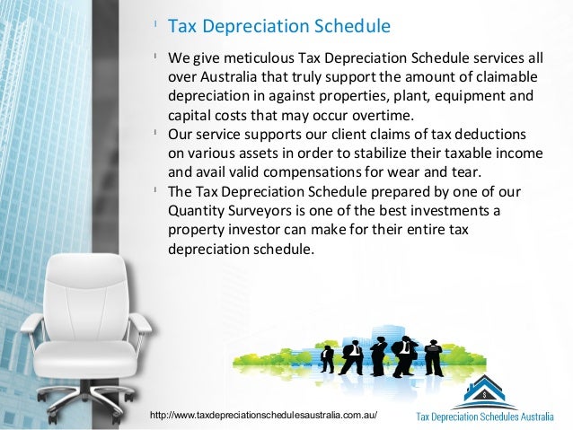 Tax Depreciation Used For Quantity Surveyor In Australia