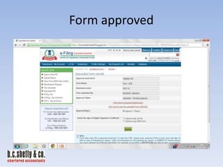 Form approved

 
