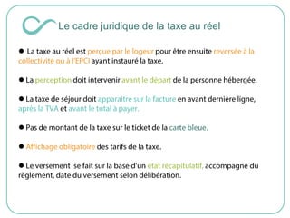 





Le cadre juridique de la taxe au réel
 