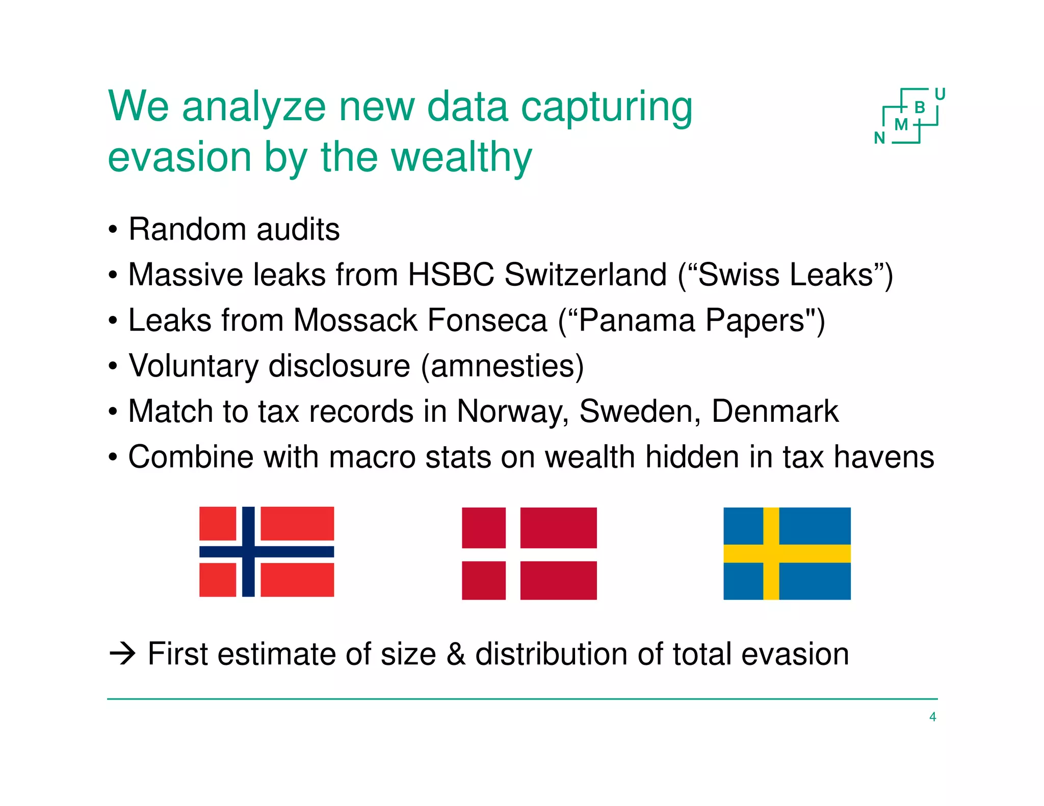 Tax evasion and inequality PPT