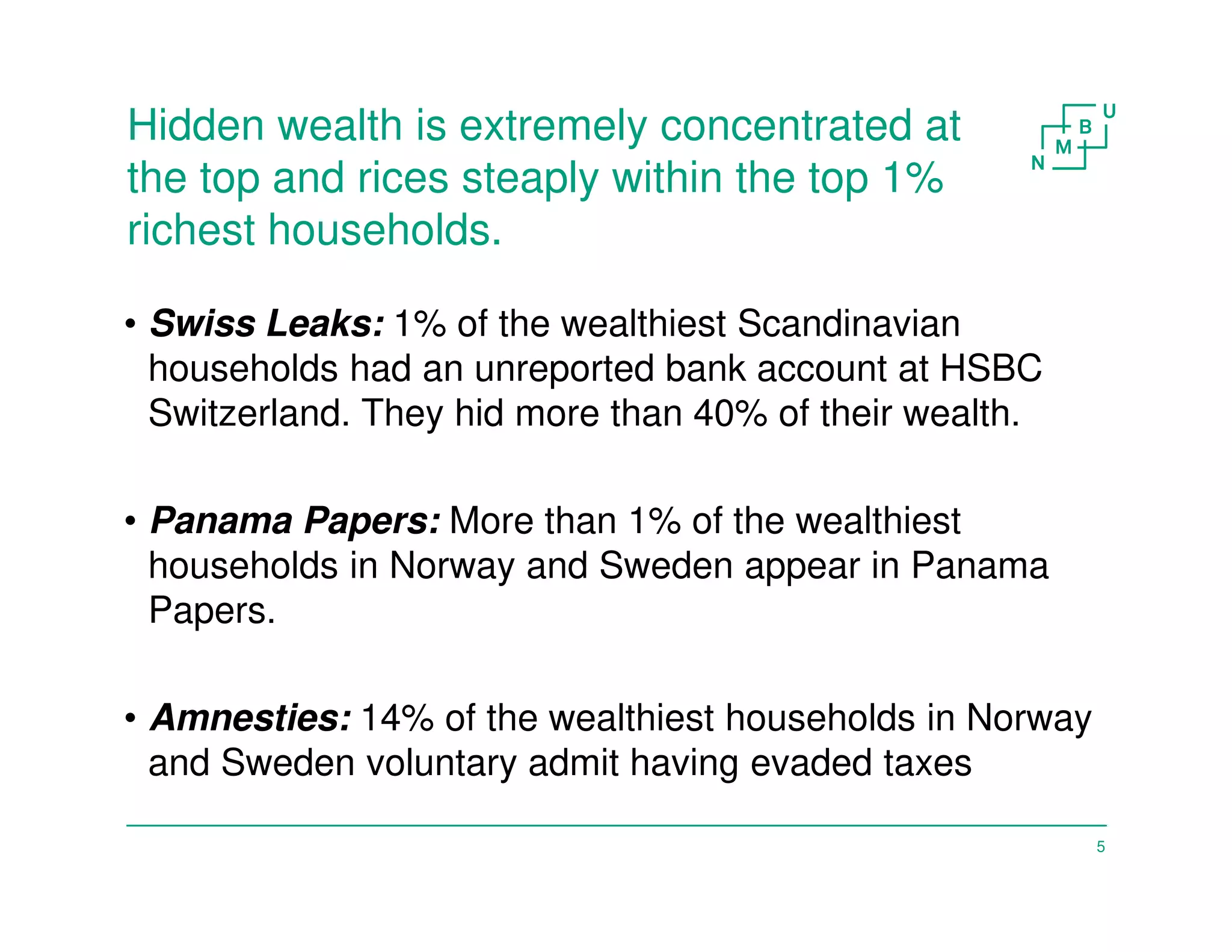 Tax evasion and inequality PPT