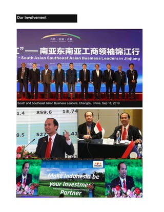 Our Involvement
South and Southeast Asian Business Leaders, Chengdu, China, Sep 18, 2019
 