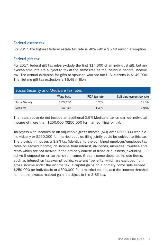 Tax Guide 2017