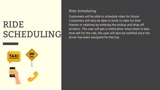 Ride Sharing app features | PDF