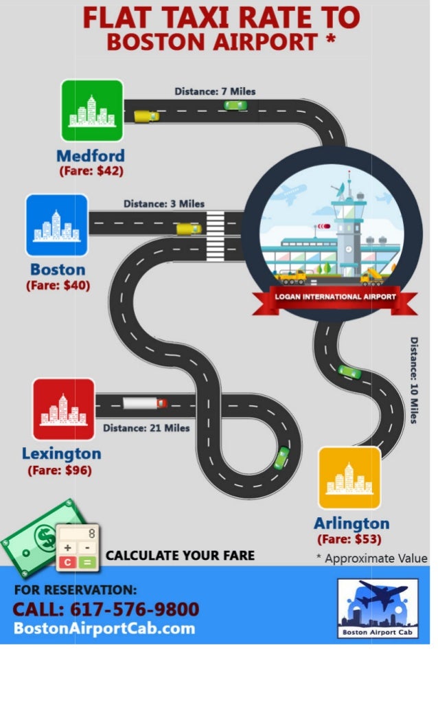Taxi flat rates to boston airport