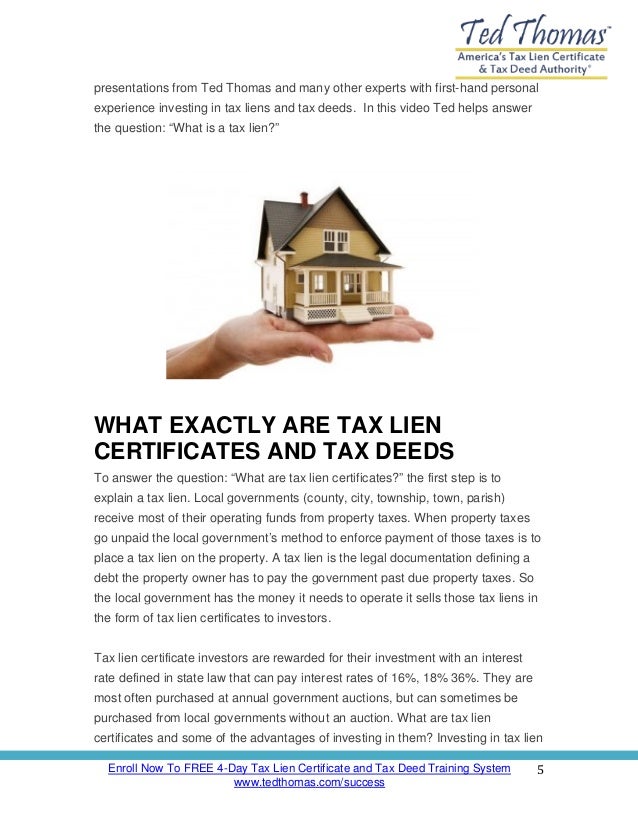 tax lien investing