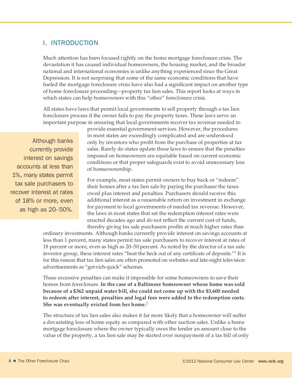 Tax Lien Sales Full Report