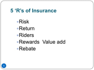 insurance sector ppt | PPTX