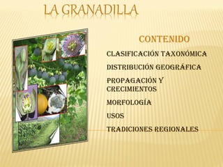 contenido
clasificación taxonómica
distribución geográfica
ProPagación y
crecimientos
morfología
usos
tradiciones regionales
   
 