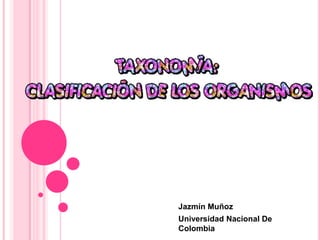 Jazmín Muñoz
Universidad Nacional De
Colombia
 