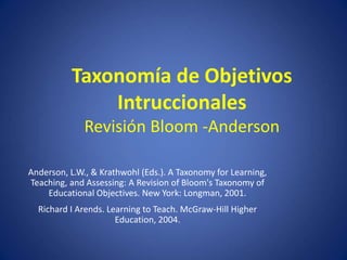 Taxonomia de Bloom y Anderson.ppt