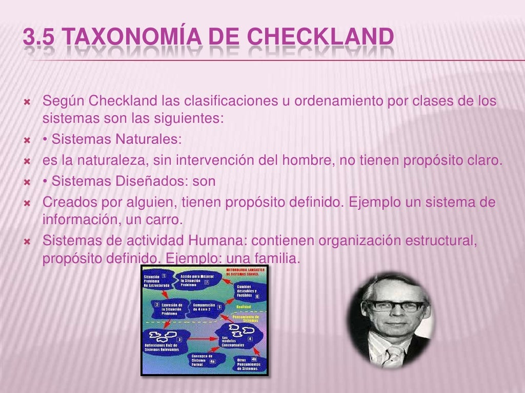 Taxonomia de los sistemas