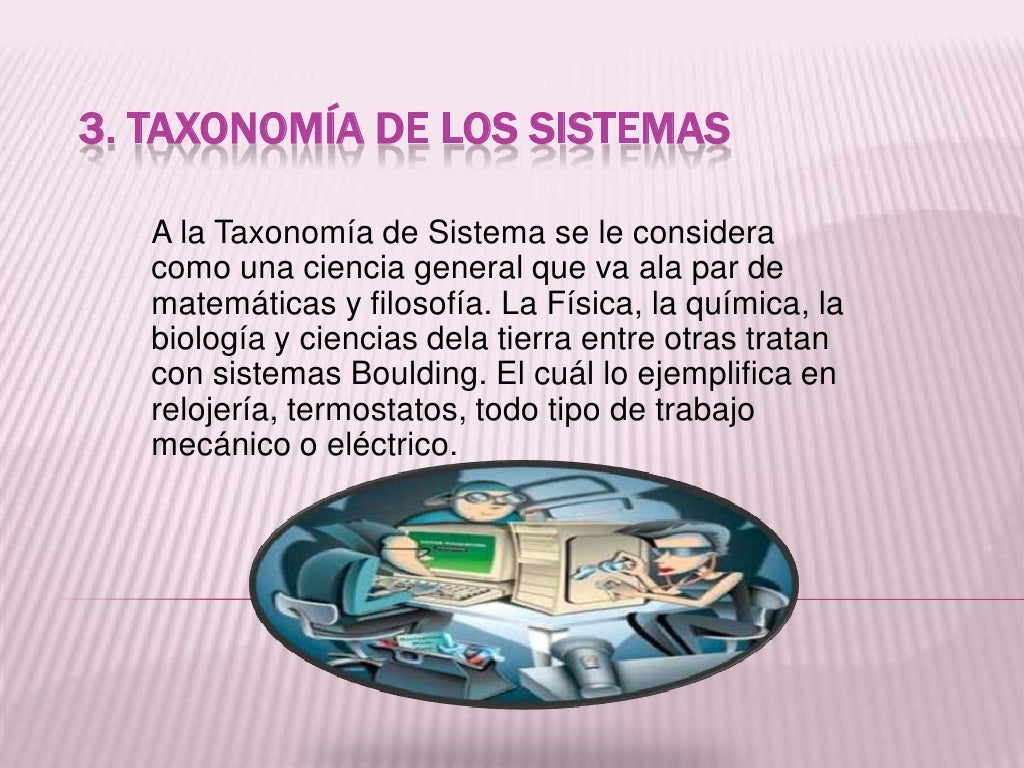 Taxonomia de los sistemas