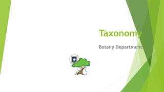 Taxonomy
Botany Department
 
