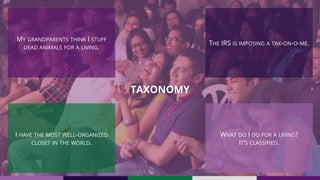 Zen and Taxonomy Communication - The Art of Facilitating & Communicating Taxonomy