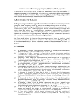 #$ $ $%    
Additionally, rule (ii) can also be used to augment context feature vectors. If compound  has 
concept  as suffix, then the context feature vector  of the compound is enhanced with a new 
dimension . This dimension models the meronymy relationship. It is equal to 1 for every  
matching rule (ii) with , 0 otherwise. 
  