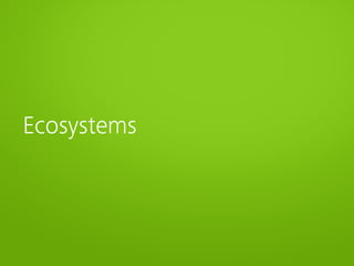 Ecosystems
 