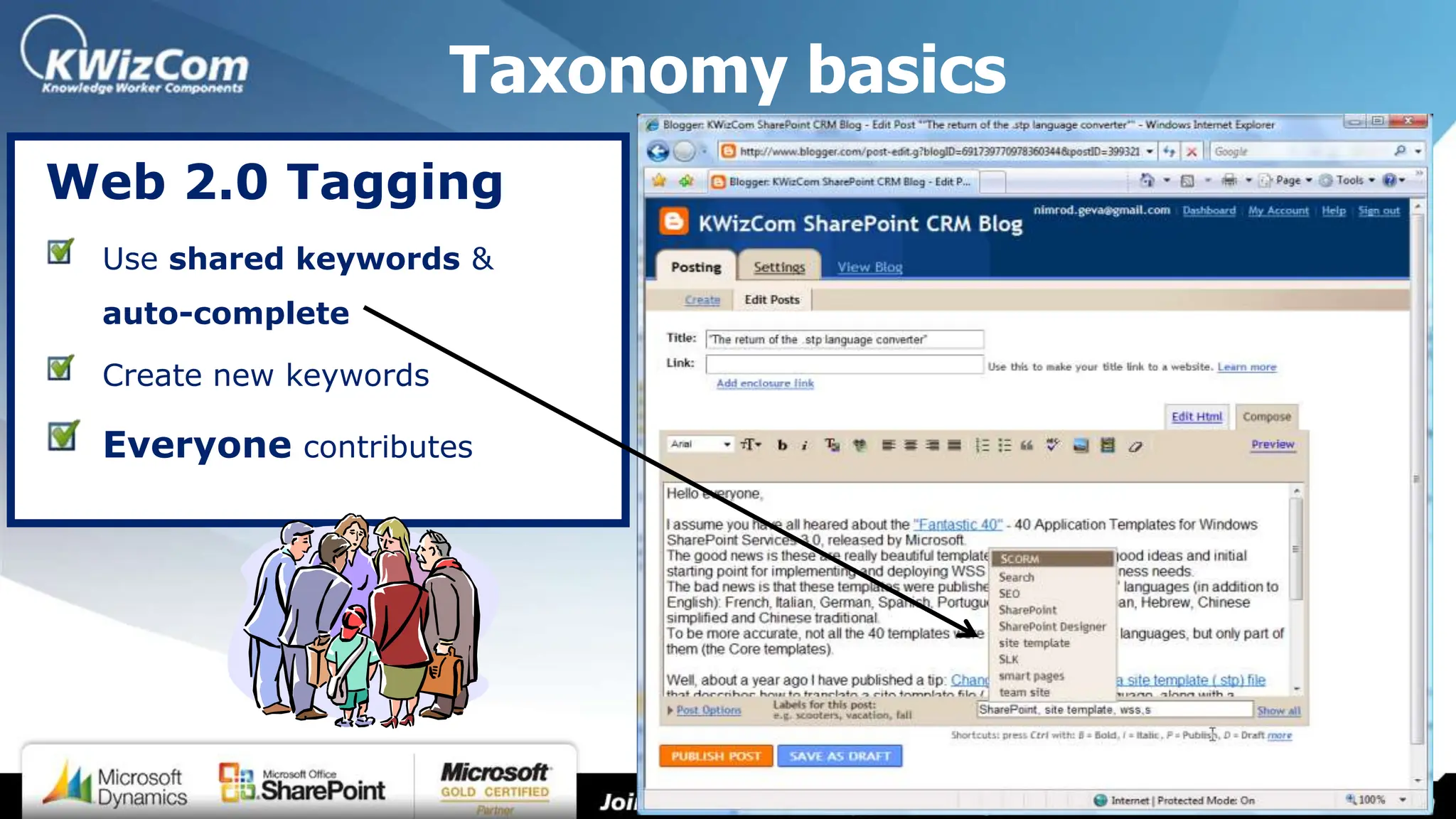 Taxonomy Management Using Moss 2007 By K Wiz Com