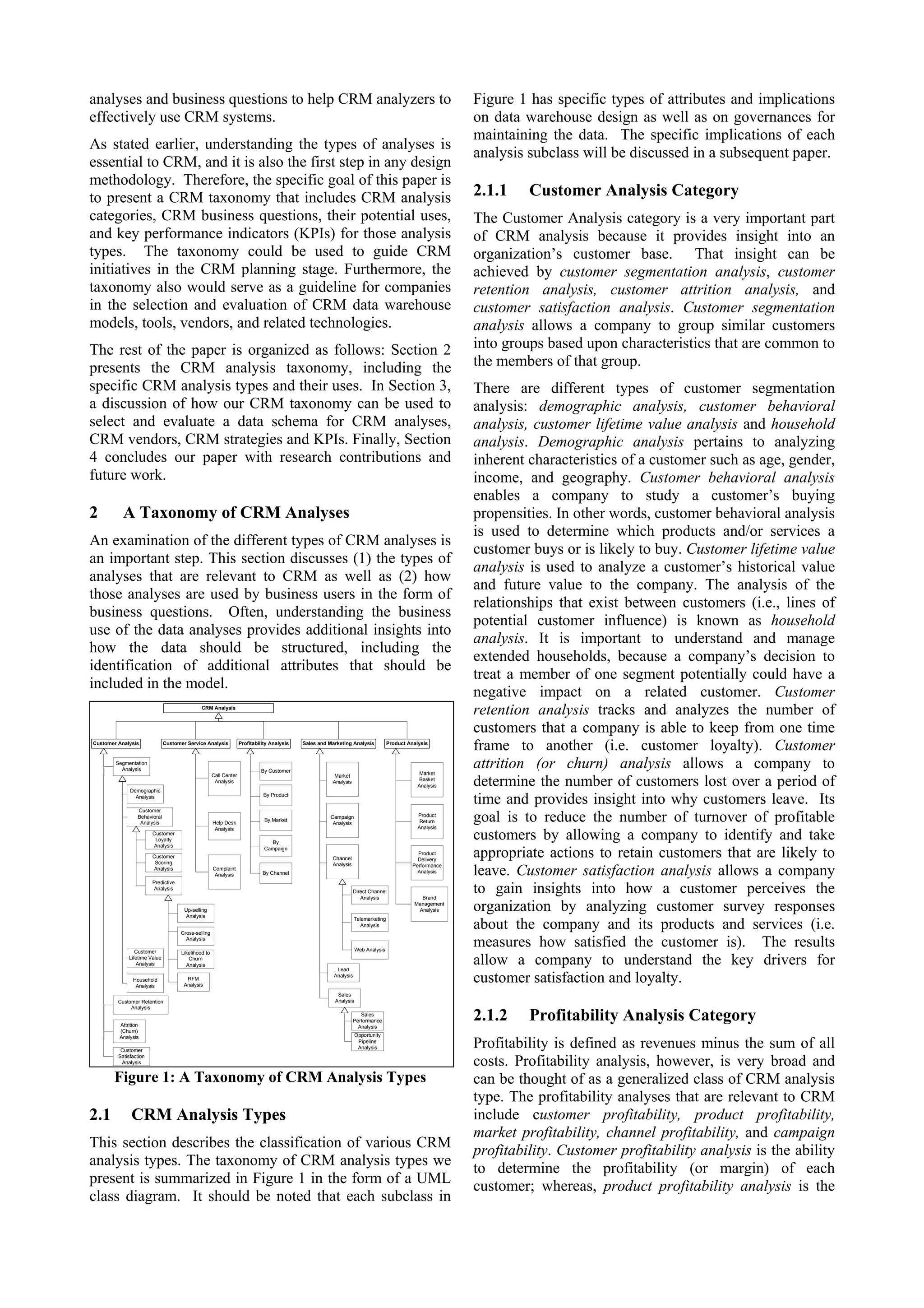 Case Study Taxonomy of crm | PDF