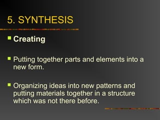 TAXONOMY OF EDUCATIONAL OBJECTIVES in education and social sciences 2 2.ppt