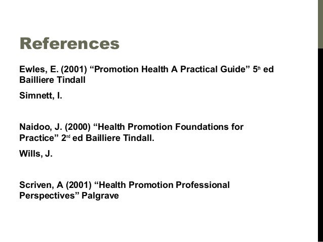 foundations for health promotion naidoo pdf